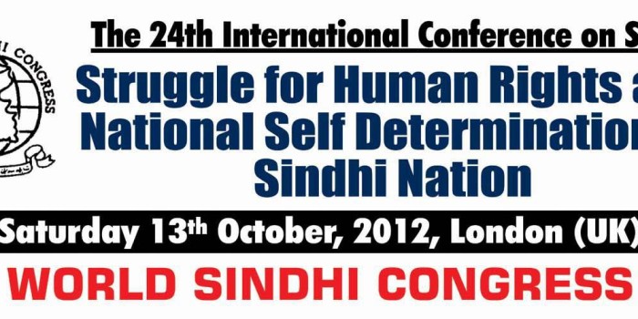 International  Conference on Sindh Demands to Revoke Sindh Local Bodies Ordinance