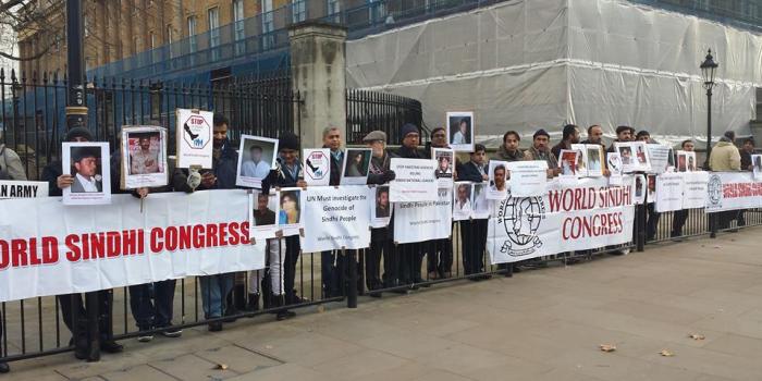 Britishers Gathered in London to Condemn Extra Judicial Killings in Sindh