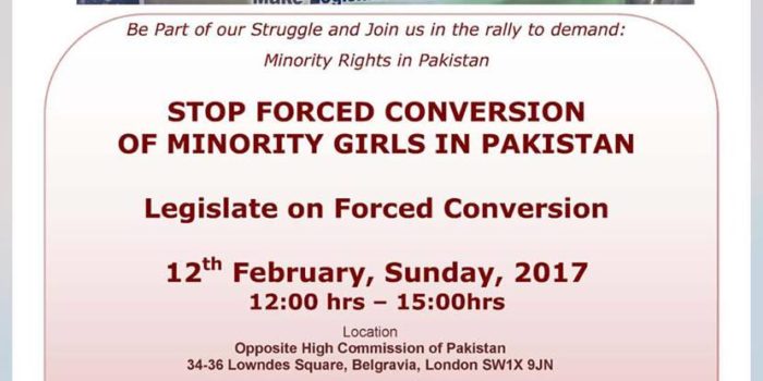 Protest Against forced Conversion: London