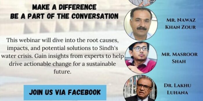 Virtual Webinar on the Water Crisis in Sindh: Challenges and the Way Forward